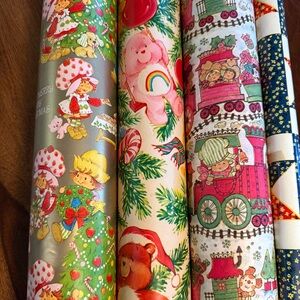 CUSTOM FOR MICHELLE - Vintage Christmas Wrap